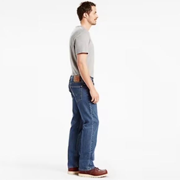 Levi’s Regular Fit Denim Jeans Dark Wash 505 Size 36 x 29 - Picture 3 of 16